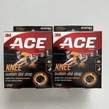 3M Ace Adjustable Knee Custom Dial Strap Brace Applies Firm Pressure 2 Pack - £14.26 GBP