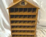 Kinkame Little House Thread Decorative Store Display Wood Organizer Hold... - £51.85 GBP