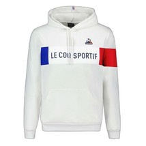 Men’s Hoodie Le Coq Sportif Tri Hoody New Optical 2310015 White - £103.03 GBP