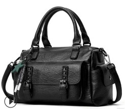 Genuine Leather Women Handbags Cowhide Women Shoulder bag Fashion Ladies Messeng - £47.68 GBP