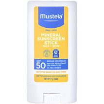 Mustela by Mustela Broad Spectrum SPF 50 Mineral Sunscreen Stick --170g/6.0oz - £23.36 GBP