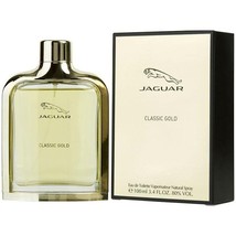 Jaguar Classic Gold By Jaguar 3.4 oz 100 ml Eau de Toilette EDT Spray Me... - £55.30 GBP
