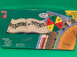 NIB - Reading for Detail - A Reading Comprehension Board Game - Blue Lev... - $38.99