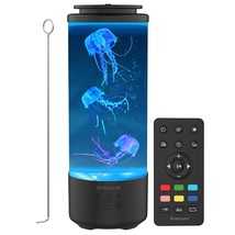 Jellyfish Lava Lamp Bluetooth Speaker, White Noise Led Jellyfish Aquarium Night  - £73.77 GBP