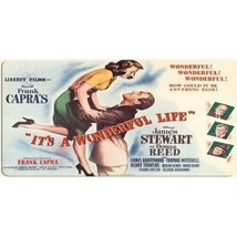 IT&#39;S A WONDERFUL LIFE BILLBOARD GLOSSY STICKER 3&quot;x1.5&quot; - £3.18 GBP