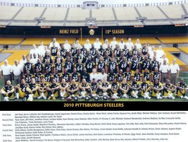 2010 PITTSBURGH STEELERS 8X10 TEAM PHOTO NFL FOOTBALL PICTURE - $4.94