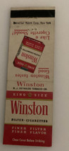 Vintage Universal Matchbook Cover Winston RJ Reynolds Cigarettes Advertisement - $19.12