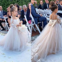 Pettiskirt Children&#39;s Princess Piano Performance Flower Girl Wedding Dress - £101.58 GBP