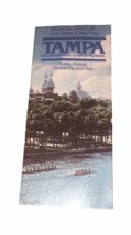 Tampa Hillsborough County, FL Hotels, Motels, Attractions &amp; Map 1980’s B... - $6.80