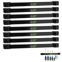 Sunhzmckp 12&quot; Magnetic Tool Holder Strip, 8 Pack Metal Tool Magnet Bar, Wall - $44.99