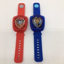 2 Nickelodeon Paw Patrol Marshall &amp; Chase Learning Watches By Vtech - £15.52 GBP