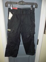 Wrangler Classic Cargo Navy Blue Pants Size 5 Boy's  Adjustable Waist NEW - $24.30