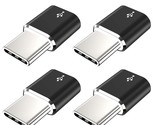Usb Type C Adapter (4-Pack), Micro Usb Female To Usb C Male Fast Chargin... - £10.17 GBP
