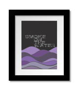 Smoke on the Water, Deep Purple - Song Lyric Music Art - Print, Canvas o... - €16,22 EUR+