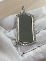 Authenticity Guarantee

1.00 CT Men&#39;s Diamond Dog Tag Necklace Solid 14k... - $5,048.16