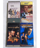 James Bond movies on VHS lot of 4 Dr No Goldfinger Goldeneye Connery Bro... - $10.97 CAD