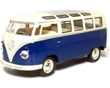 KINGSMART 1/24 Scale Car Toys 1962 Volkswagen Classic Hippy Bus Blue Die... - £25.56 GBP+