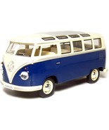 KINGSMART 1/24 Scale Car Toys 1962 Volkswagen Classic Hippy Bus Blue Die... - £29.81 GBP+