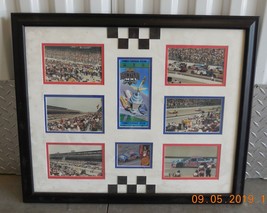Framed Collage of 1999 Nascar Brickyard 400 winner Dale Jarrett with Sig... - $72.42