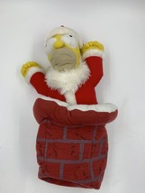 2006 Kurt Adler HOMER SIMPSON Chimney Talking Christmas Stocking Tested Works - $21.25