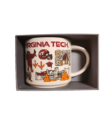 VIRGINIA TECH Starbucks Been There Series Campus Collection Ceramic Mug ... - £49.70 GBP