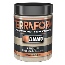 Ammo by MIG Premium Texture Terraform 100mL - River Sand - $27.95