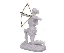 Artemis Diana Greek Roman Goddess Hunting Bow Statue Sculpture Cast Marble - £37.61 GBP