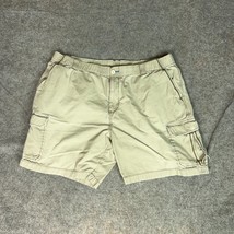 Tommy Bahama Mens Shorts 2XL XXL Beige Cargo Relax Beach Summer Chino Hi... - $18.98