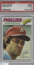 1977 Topps Bob Boone #545 PSA 9 - £15.63 GBP