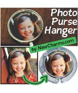Custom Picture Photo Purse Hanger (Handbag Table Hook) From New Charms - £15.81 GBP