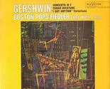 Gershwin : Boston Pops / Fiedler, Earl Wild  Concerto In F / Cuban Over... - $14.65
