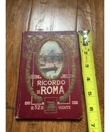 Ricordo Di Roma Book of 32 Fold-out Color Plate Architectural Highlights... - $9.00