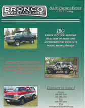 Bronco Graveyard.com CATALOG 188 PAGES - $4.99