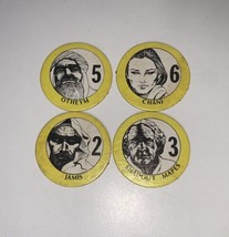 Dune Vtg 1979 Board Game Avalon Hill Yellow Character Discs Only - £6.41 GBP