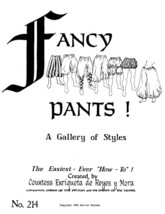 Fancy Pants - Costume Pants DIY Booklet - $10.74