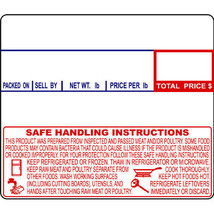 CAS LP-1000 #8030 Non-UPC Safe Handling Thermal Labels - £55.81 GBP