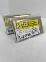 Arlington Industries FLB5330MB-1 Single Gang Brass Floor Box Kit. Pack O... - $76.50