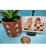 Fairy Tail - Erza &amp; Lucy (Catgirls) - Water-Resistant Vinyl Sticker / Decal - $111.97 MXN