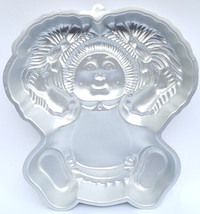 Vtg Wilton Cabbage Patch Kids Cake Pan CPK Doll Baking Mold 2105-1984 Retired - £15.09 GBP
