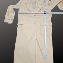 Mackintosh Long Cream Wool Coat Ladies Style 2108 Size 12 image 11