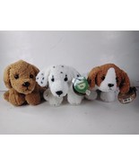 3 First &amp; Main Plush Dog 3&quot; Stuffed Animals: Yellow Labrador, Dalmatian,... - £7.70 GBP