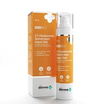The Derma Co 1% Hyaluronic Sunscreen Aqua Ultra Light Gel with SPF 50 PA... - $20.00