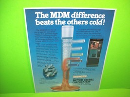 Moyer Diebel MDM CC10 Original NOS Coin-Op Cold Drinks Vending Machine Flyer - $14.06