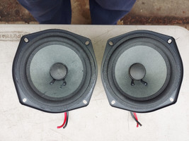 23FF73 PAIR OF NILES BG525 WOOFERS, 5-3/4&quot; X 5-1/4&quot; X 2-1/2&quot; OVERALL, 4-... - $18.64