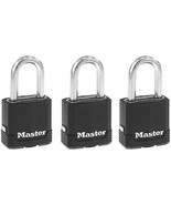 Master Lock M115XTRILF Magnum Heavy Duty Outdoor Padlock with Key, 3 Pack - €35,12 EUR