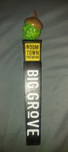 Big Grove Brewery BEER TAP HANDLE Iowa City, IA Boom Town Premium - $32.71