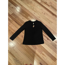 Beyond Yoga Womens Pullover Top Shirt Black Long Sleeve V Neck Stretch C... - $18.49