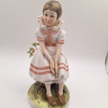 VTG Lefton 1980's Becky Sharp Figurine KW 844 porcelain Vanity Fair actress - $4.85