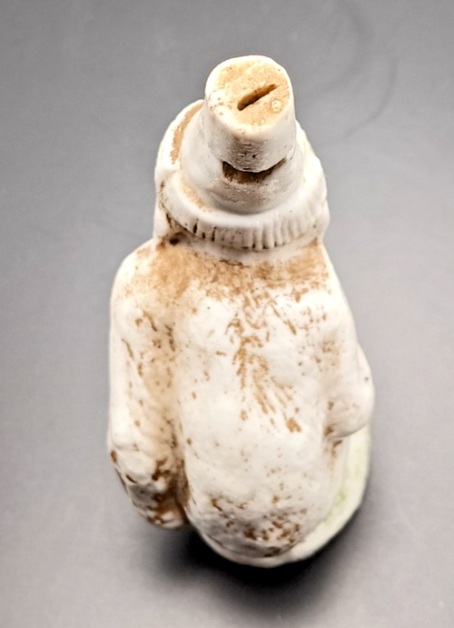 Antique pottery figural monkey whistle. Item image 6