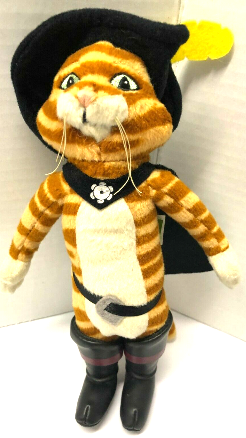 Shrek 2 PUSS IN BOOTS 9&quot; Beverly Hills Bear Co Plush Figure - $14.85